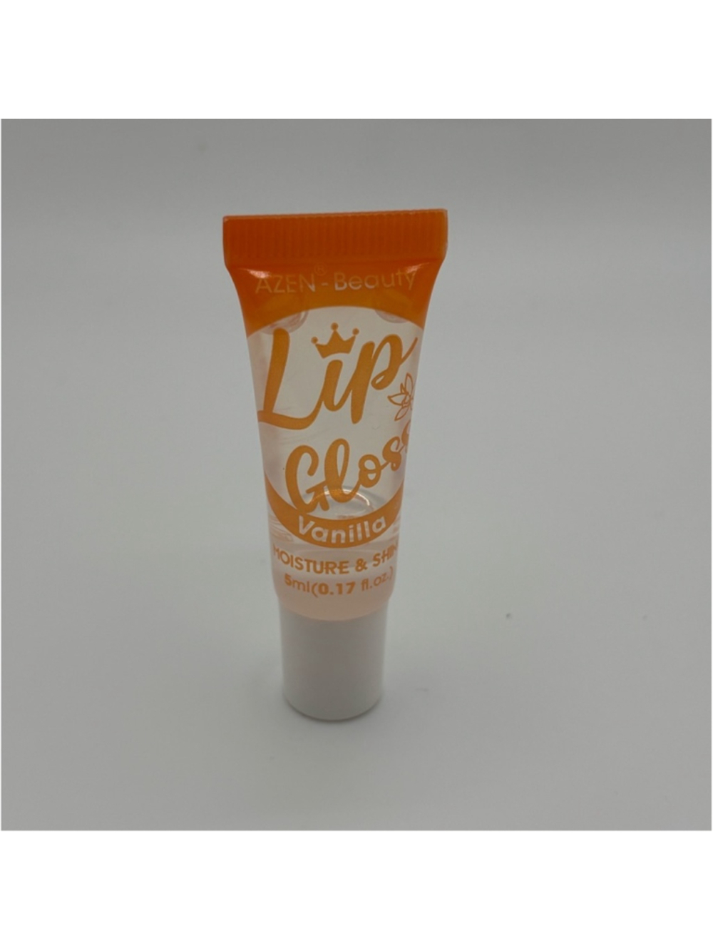 AZEN Beauty Vanilla Lip Gloss 5ml Moisturizing Shine Lip Gloss New
